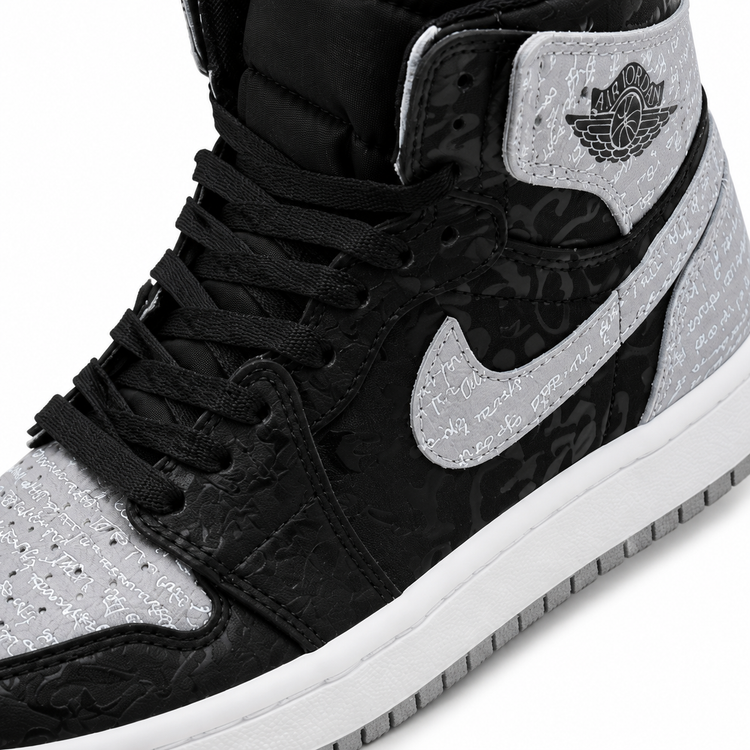 کتونی نایک جردن وان مشکی طوسی |Nike Air Jordan ۱