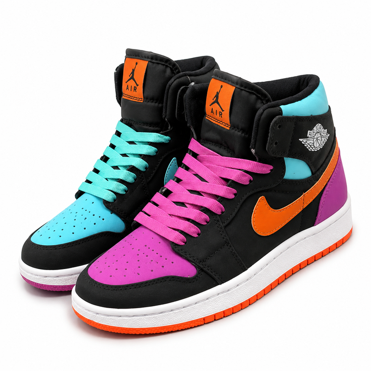 کتونی نایک جردن وان آبنباتی | Nike Air Jordan 1 Multi Color