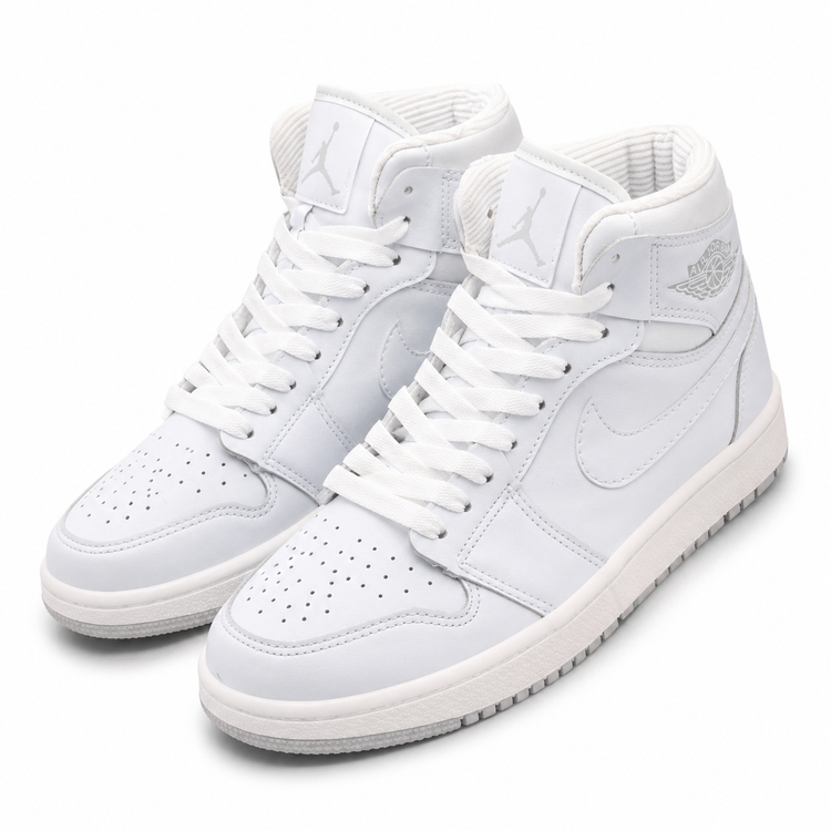 کتونی نایک جردن وان سفید مدل Air Jordan 1 High White