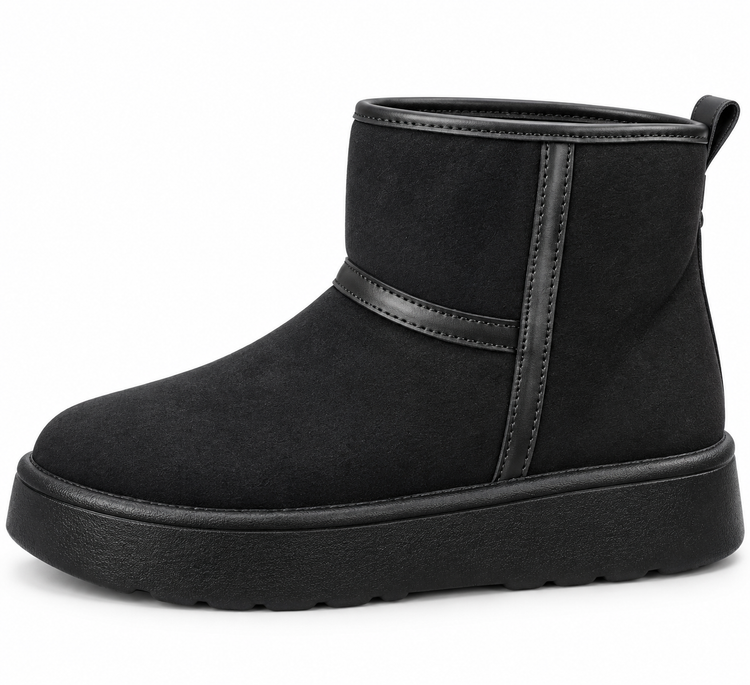 Women’s Suede Fur-Lined UGG Style Ankle Boots